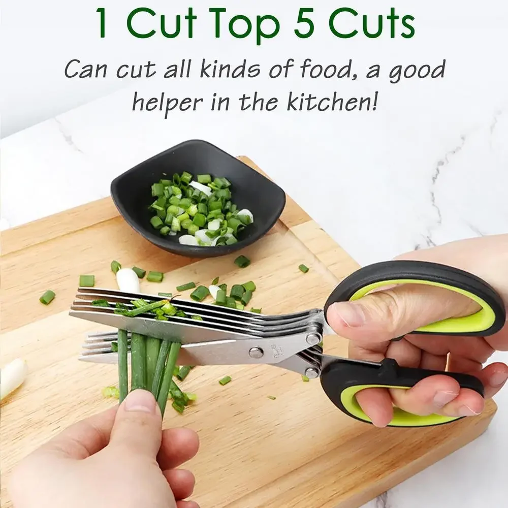 Herb Scissors 5 Blade - Forbici multistrato Forbici da cucina 5