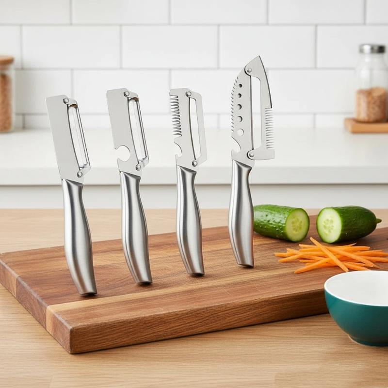 Kitchen Gadgets To Gift - Pelapatate 5 in 1 con Manico