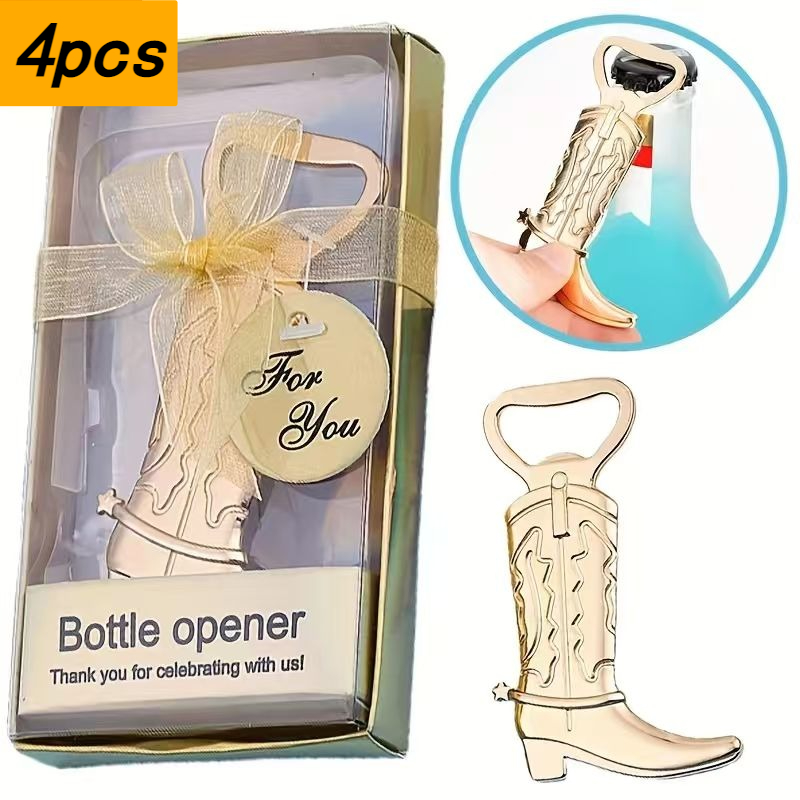 Kitchen Gadgets Presents - Set di 4 Apribottiglie a Forma