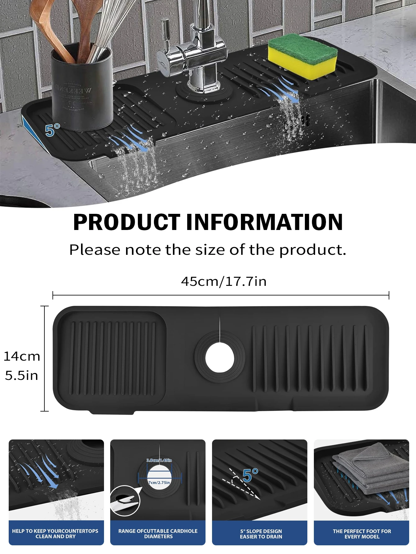 Protezione antispruzzo per tap - Kitchen Gadgets Kitchen recensione e prezzo